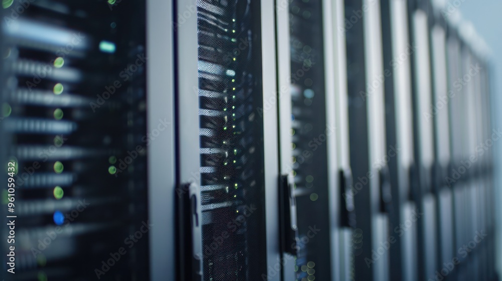 Poster server racks in a data center