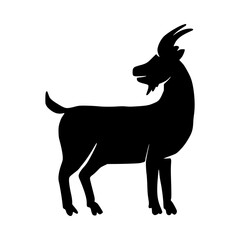 Silhouette Goat for Eid Al-Adha