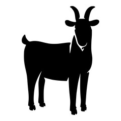 Silhouette Goat for Eid Al-Adha