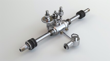 A 3D render of an ATV fuel system pressure sensor