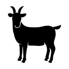 Silhouette Goat for Eid Al-Adha