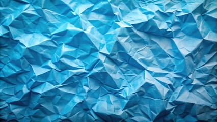 Naklejka premium Abstract blue paper background with reflected triangles