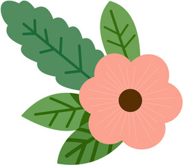 flower, 꽃, 네이처, 나뭇잎, 벡터, flower, 식물, 도안, 삽화, 도안, 봄, 블로섬, 데코, 여름, 미, orange, 식물, 꽃다발, 뜰, beautiful, 히비스커스, 장식, 딱지, 미술, 빨간색 꽃