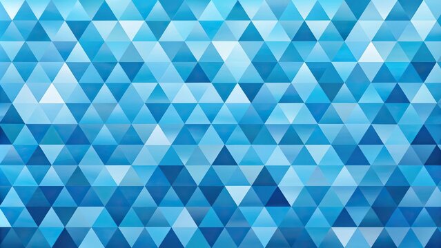 Abstract blue triangle geometric pattern background