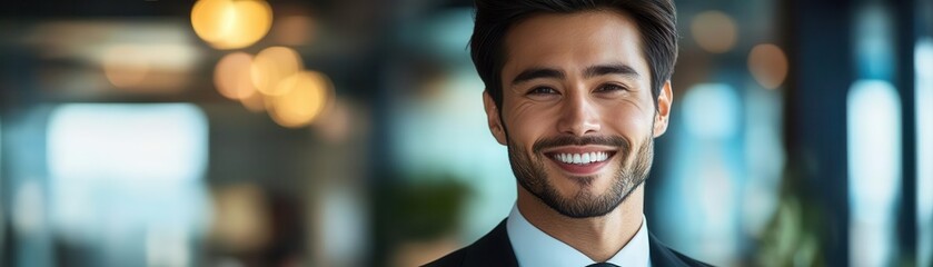 Obraz premium Manager approving project phases, office background, decision-making