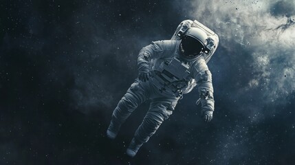 Astronaut Floating in Space