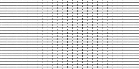 Surface White brick blank home wall texture copy for space panorama white tiles and black joints. white brick wall used for background.	
