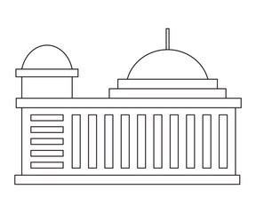 Istiqlal mosque Jakarta Indonesia landmark place spiritual tourism destination Islamic architecture construction design