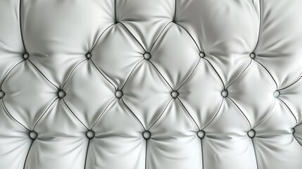 Fototapeta premium Luxury white leather texture background.