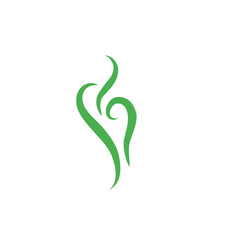 Obraz premium green smoke smell icon