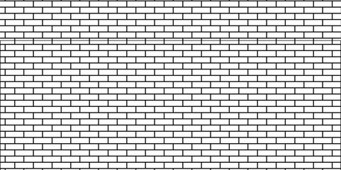 White brick wall seamless background. Modern style. Vector illustration. Seamless repeating 3D rendering bump texture.