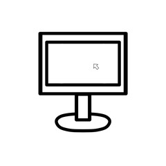lcd tv monitor icon