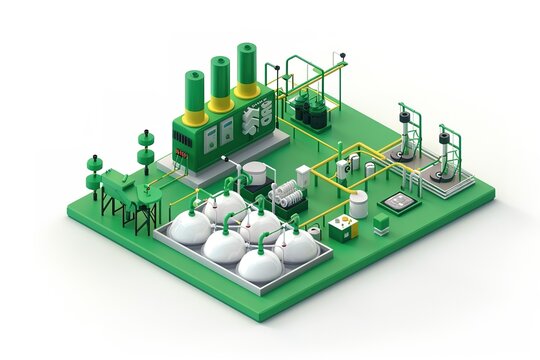 PEM water electrolyser station daigram isometric H2 green electrolyzer hydrogen generator