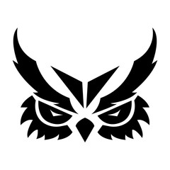 the owl vector illustration logo