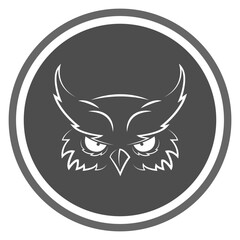 the owl vector illustration logo