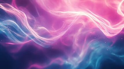 Obraz premium Abstract pink and blue light streaks.