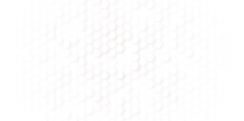 Hexagons pattern in 3D perspective abstract background. Black honeycomb on a white background. Isometric geometry. 3D illustration