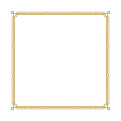square gold border frame.eps
