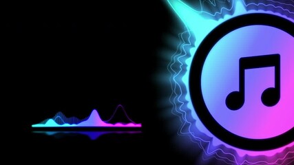 Music equalizer, hologram audio spectrum, 4k footage, not AI generated