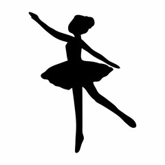silhouette of ballet dancing movements © Kuldi