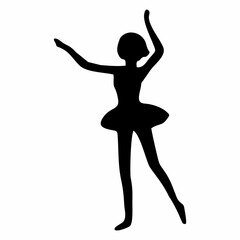 silhouette of ballet dancing movements © Kuldi
