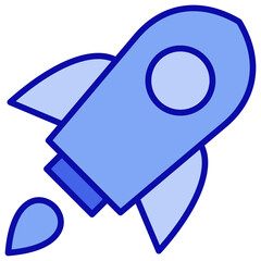 Rocket Blue Icon