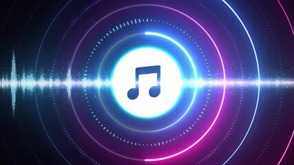 Music equalizer, hologram audio spectrum, 4k footage, not AI generated