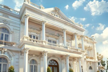 Classical exterior building