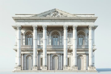 Obraz premium Classical exterior building