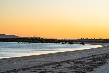 Sunset over Whyalla in South Australia 