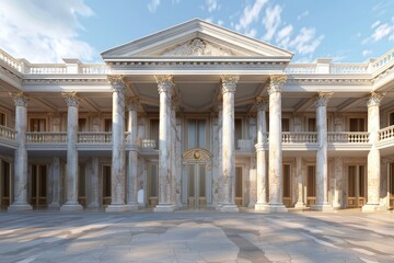 Obraz premium Classical exterior building