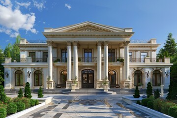 Naklejka premium Classical exterior building