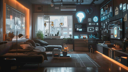 Smart Home Ecosystem: An Immersive View of Connected Devices and Appliances Illustrating the Internet of Things Concept