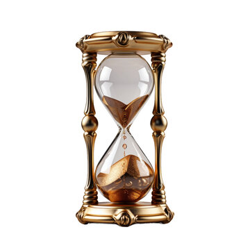 Elegant vintage hourglass showcasing the passage of time