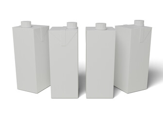 juice milk carton mockup