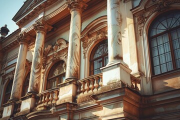 Classical exterior building