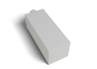 juice milk packaging box mockup