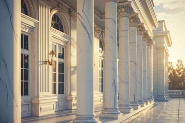 Obraz premium Classical exterior building