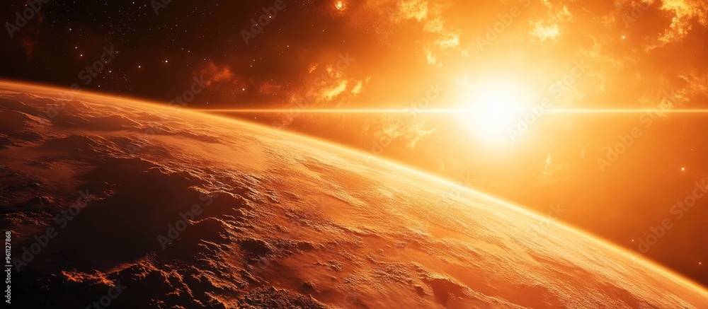 Poster investigation of a new exoplanet through photomanipulation and 3d rendering techniques