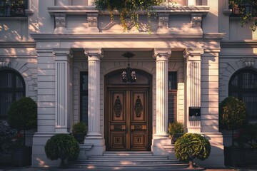 Obraz premium Classical exterior building