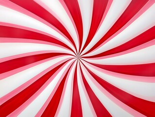 Fototapeta premium Sunburst red burst and white line retro background