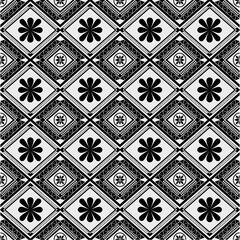 black and white seamless pattern
