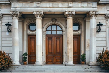 Fototapeta premium Classical exterior building