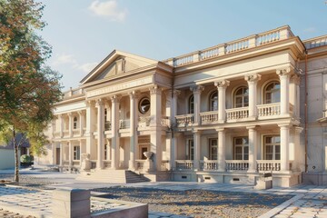 Obraz premium Classical exterior building