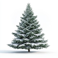 Fototapeta premium Christmas tree isolated on white background