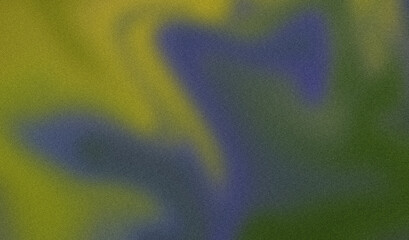 Blurred green, yellow, and blue shapes on abstract textured background