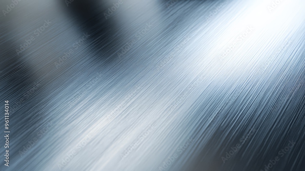 Poster abstract blurred motion texture with blue and white streaks creating a dynamic, high-energy futurist