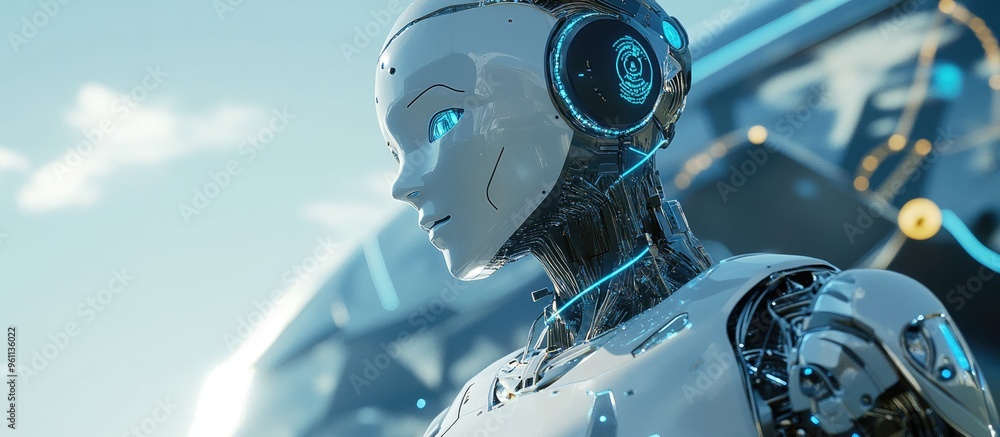 Poster ai driven chatbot technology for online customer support innovative digital robot application servin