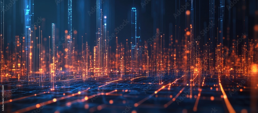 Poster internet business technology and network themes concept of high speed mobile connectivity and next g