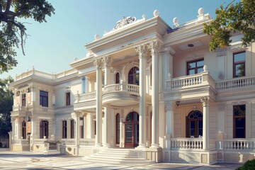 Fototapeta premium Classical Exterior Building